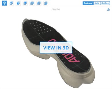 adidas Adizero Adios Pro 3 3D Model Internal