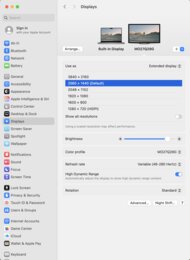 Gigabyte MO27Q28G macOS Screenshot