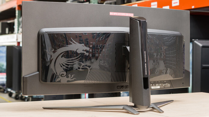 MSI MPG 341CQPX QD-OLED Back Picture