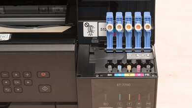 Epson Expression Premium ET-7750 EcoTank Cartridge Picture In The Printer