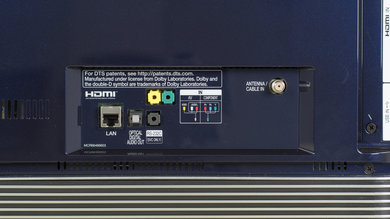 LG E6 OLED Rear Inputs Picture