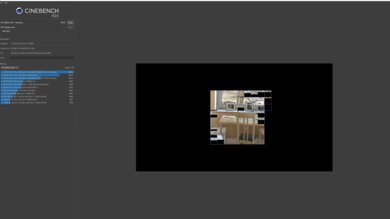 Lenovo ThinkPad P1 Gen 4 (2021) Cinebench R23 Photo