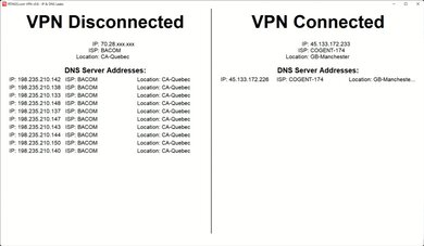 Private Internet Access IPLEAK.net Screenshot