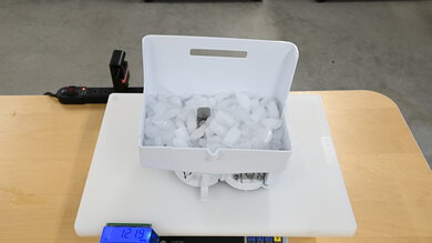 GE Profile PVD28BYNFS Full Ice Cube Tray Photo