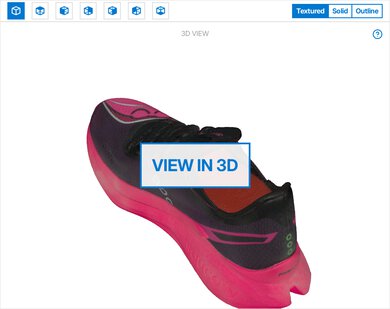 Saucony Endorphin Pro 5 3D Model Full Shoe