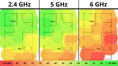 TP-Link Deco XE5300 Wi-Fi Coverage Map
