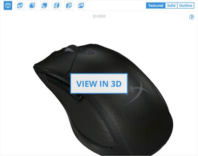 HyperX Pulsefire Dart 3D Model