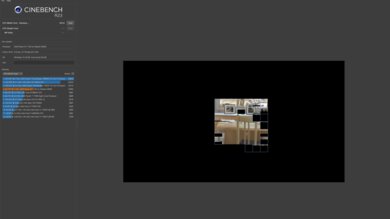 Framework Laptop 13 (2025) Cinebench R23 Photo