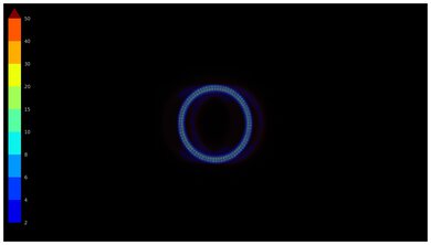 LG G5 OLED Ring Picture Total Reflection
