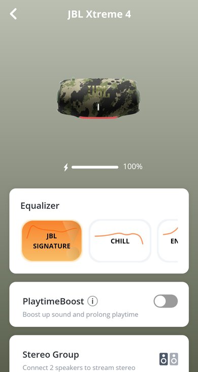 JBL Xtreme 4 App Picture