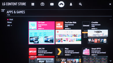 LG E7 OLED Apps Picture