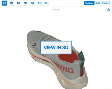 On Cloudboom Zone 3D Model Full Shoe