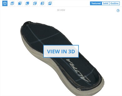 Altra Escalante 4 3D Model Internal