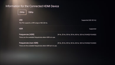 Sony BRAVIA 7 QLED PS5 Screenshot