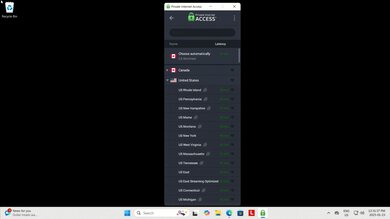 Private Internet Access VPN Destination Selection Example
