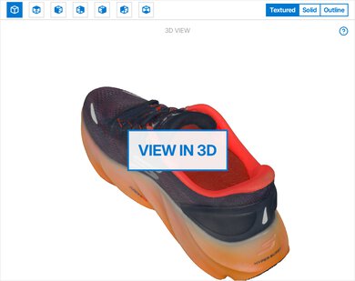 Skechers Aero Burst 3D Model Full Shoe