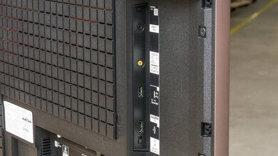 Sony X93L/X93CL Side Inputs Picture