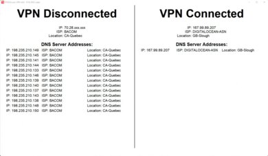 TunnelBear Free IPLEAK.net Screenshot