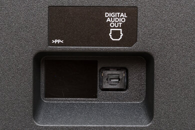 Panasonic W95A Rear Inputs Picture