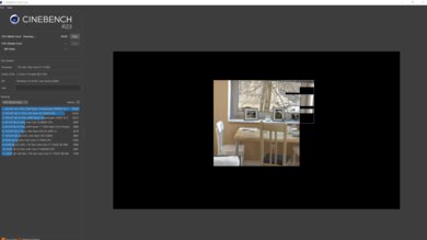 Dell XPS 13 (2021) Cinebench R23 Photo