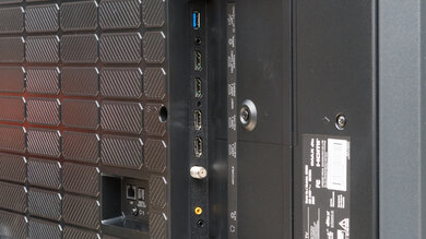 Hisense U8/U8N Side Inputs Picture