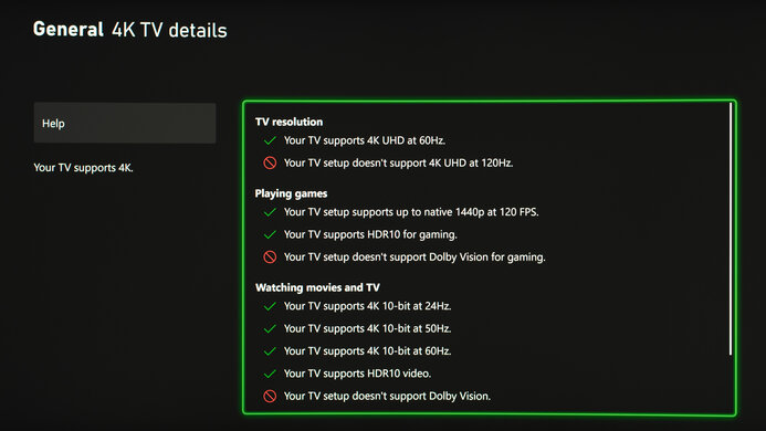 LG 38WN95C-W XSX Compatibility Photo