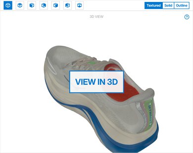 HOKA Skyward X 2 3D Model Full Shoe