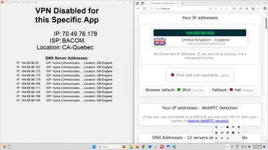NordVPN VPN Disabled For App Screenshot