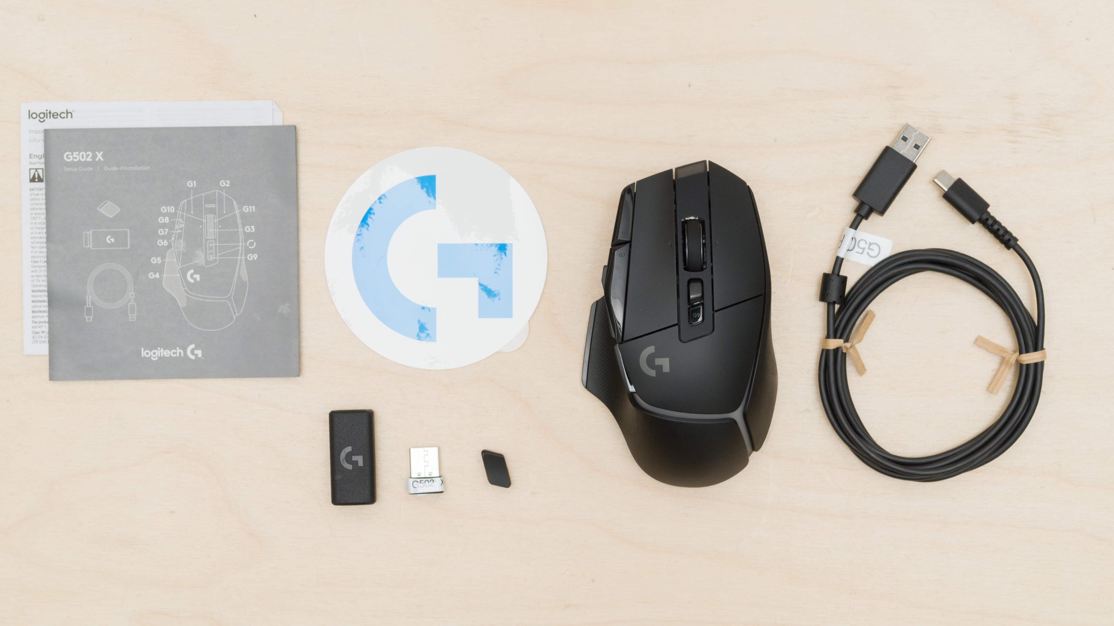 Stazione Di Ricarica Wireless Per Mouse Logitech G Pro X Superlight, G502, Razer DeathAdder V2 Pro E Naga Pro