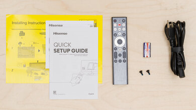 Hisense U8/U8N In The Box Picture