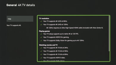Panasonic Z95B OLED Xbox Series X Screenshot