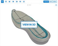 ASICS YOGIRI SPEED 3D Model Internal