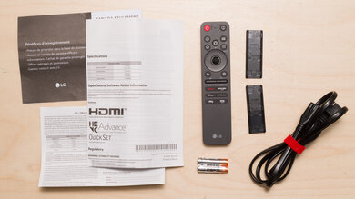 LG QNED85A In The Box Picture