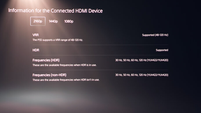 MSI MPG 341CQPX QD-OLED PS5 Compatibility Photo