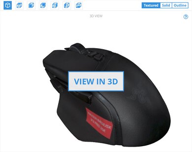 Razer Basilisk V3 Pro 35K 3D Model