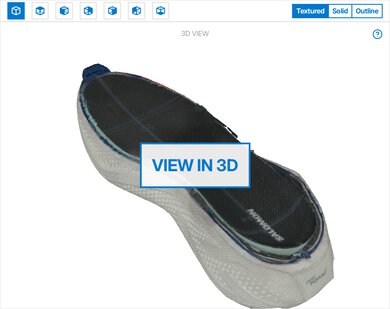 Salomon Aero Glide 4 3D Model Internal