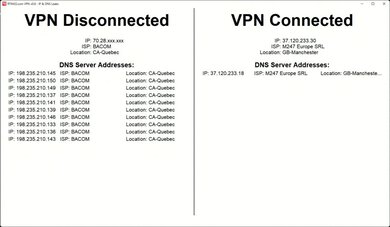 Windscribe IPLEAK.net Screenshot