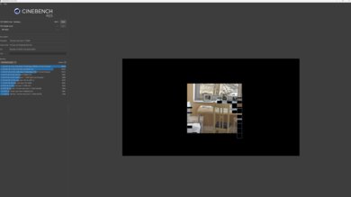 Acer Swift 14 (2023) Cinebench R23 Photo