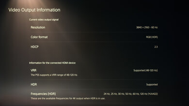 Vizio M Series Quantum X 2022 PS5 Screenshot