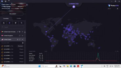 Proton VPN VPN Destination Selection Example