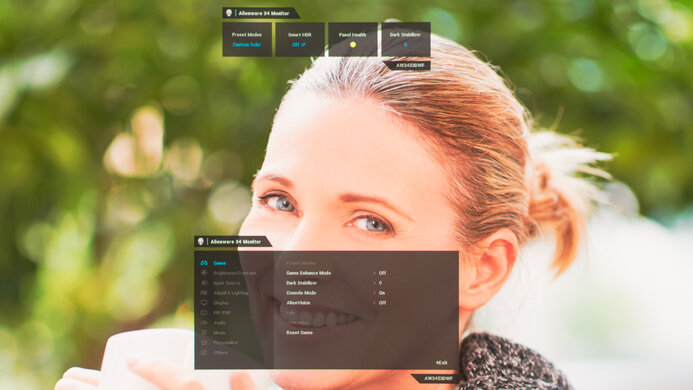 Dell Alienware AW3423DWF OSD Picture
