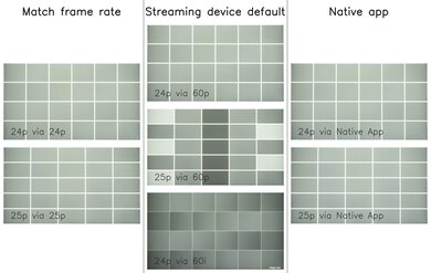 Samsung The Frame Pro 2025 Judder Video Picture