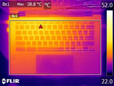 ASUS Chromebook Flip CX5 14 (2021) Keyboard Temps Picture