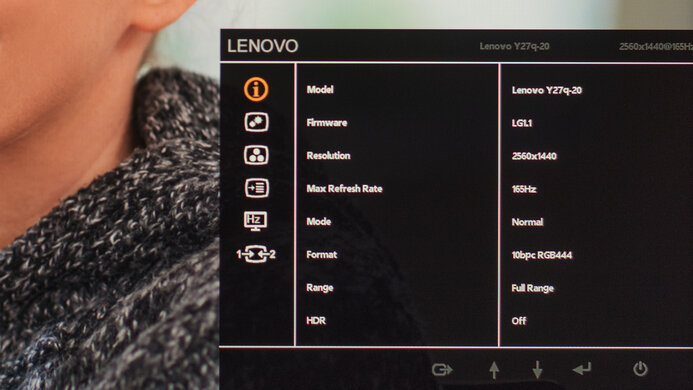 Lenovo Legion Y27q-20 OSD Picture