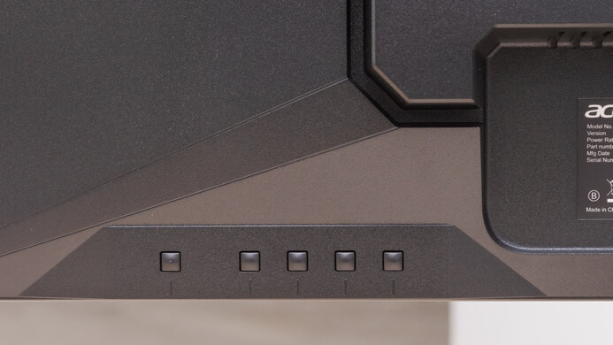 Acer Nitro XV340CK Pbmiipphzx Controls Picture