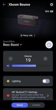 LG xboom Bounce App Picture