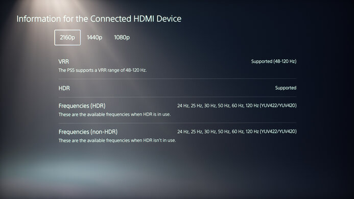 Dell Alienware AW2725QF PS5 Compatibility Photo