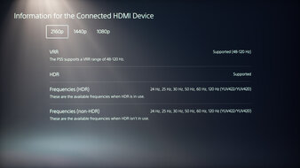 Dell Alienware AW2725QF PS5 Compatibility Photo