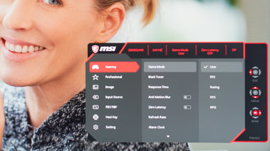 MSI Optix MAG271CQR OSD Picture