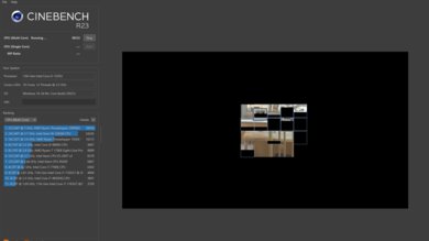 HP Spectre x360 14 (2023) Cinebench R23 Photo